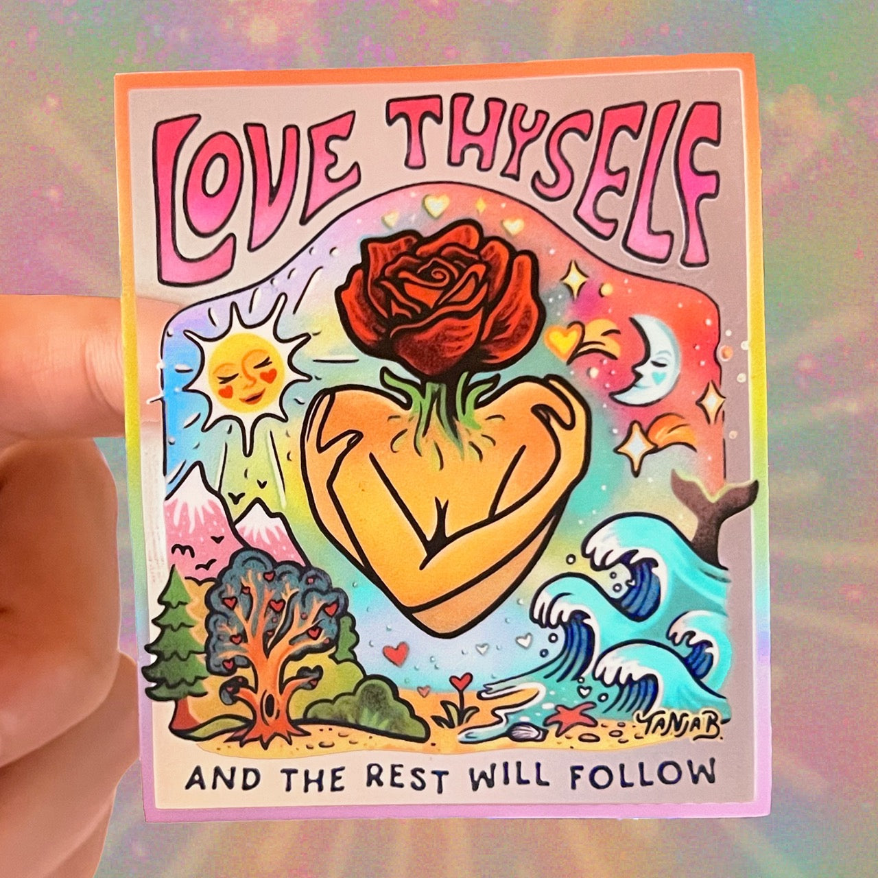 Rare Sticker 𖦹 Love Thyself