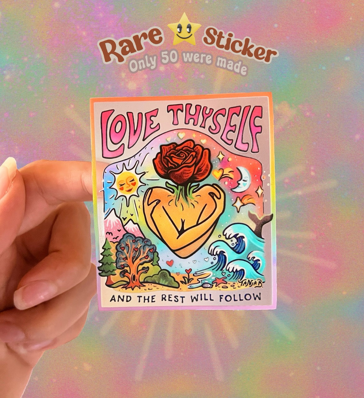 Rare Sticker 𖦹 Love Thyself