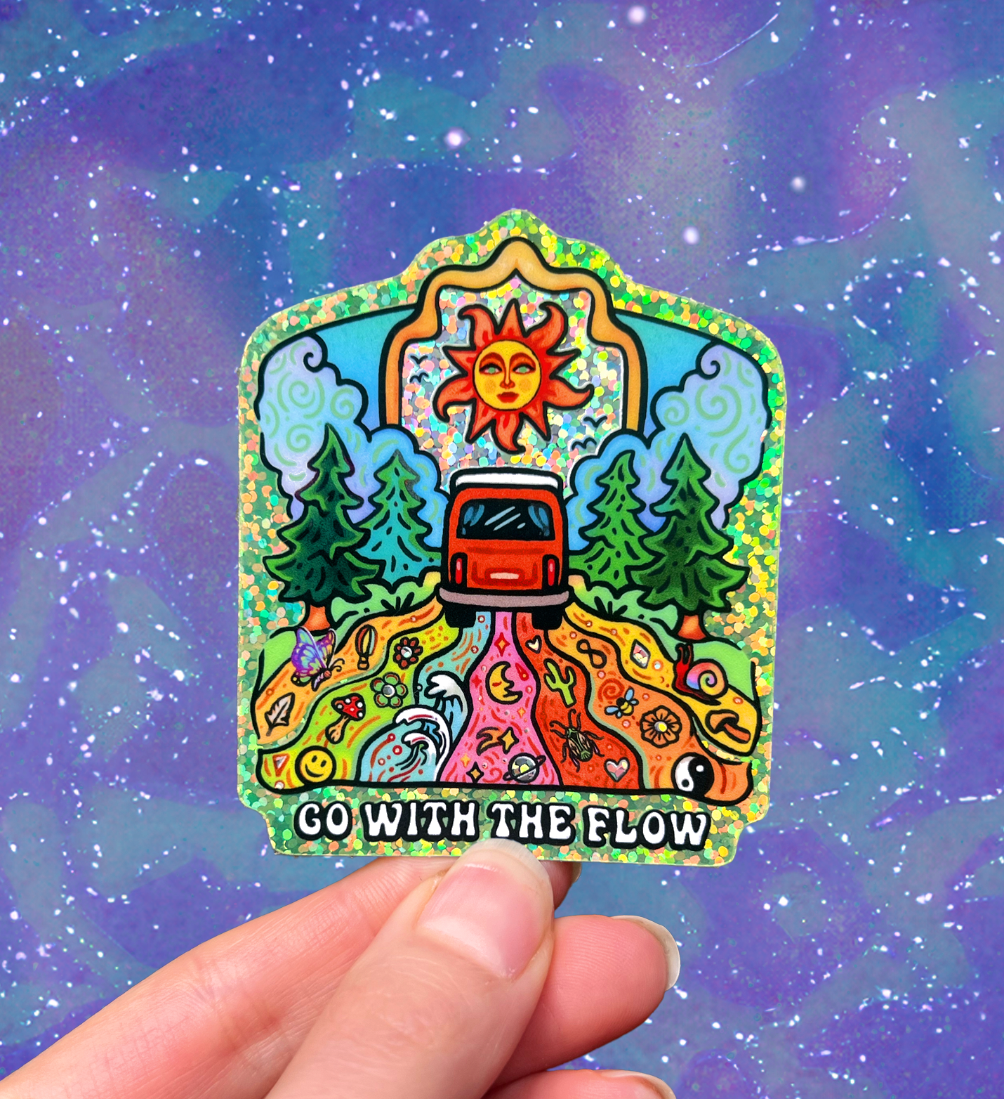 Rare Sticker 𖦹 Go with the Flow