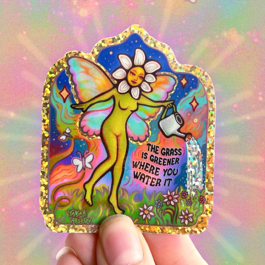 Rare Sticker 𖦹 The Grass is Greener