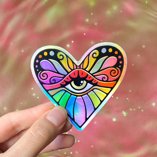 Rare Sticker 𖦹 Heart Eye
