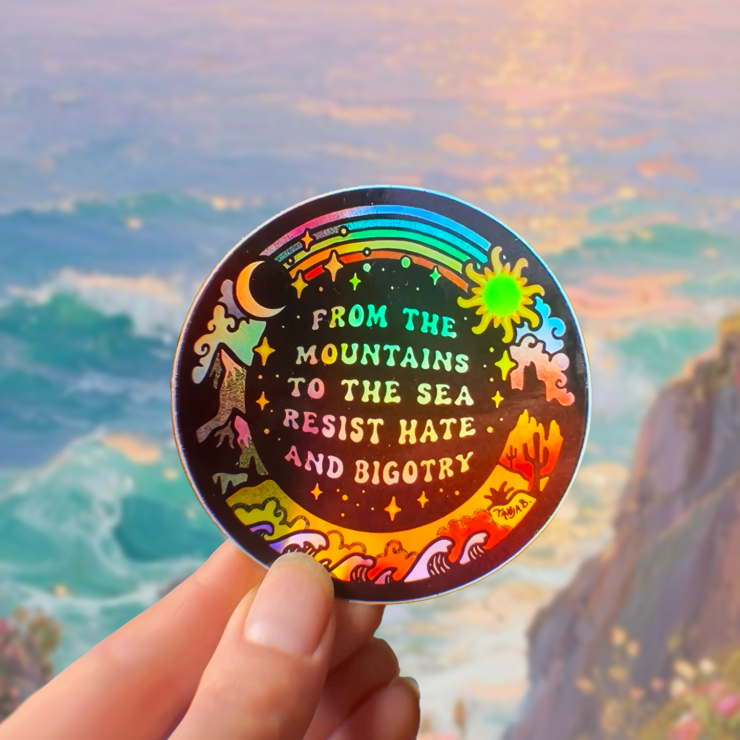 Rare Sticker 𖦹 Mountains to the Sea