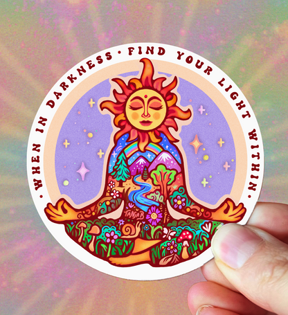 𝐍𝐄𝐖: Rare Sticker 𖦹 Sun Meditation