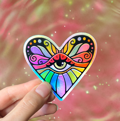 𝐍𝐄𝐖: Rare Sticker 𖦹 Heart Eye