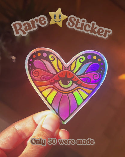 𝐍𝐄𝐖: Rare Sticker 𖦹 Heart Eye